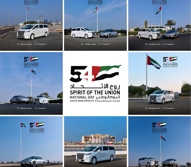 Faraday Future Makes a Striking Appearance with Its FX Super One and FF 91 2.0 Across the UAE’s Seven Emirates in Celebration of the Nation’s 54th National Day