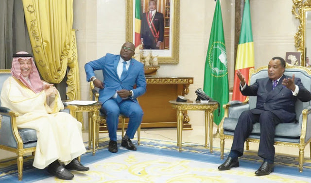 Saudi delegation meets Congolese president in Brazzaville
