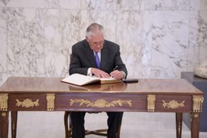 Rubio presses Lebanon’s Aoun not to return seized Hezbollah explosives